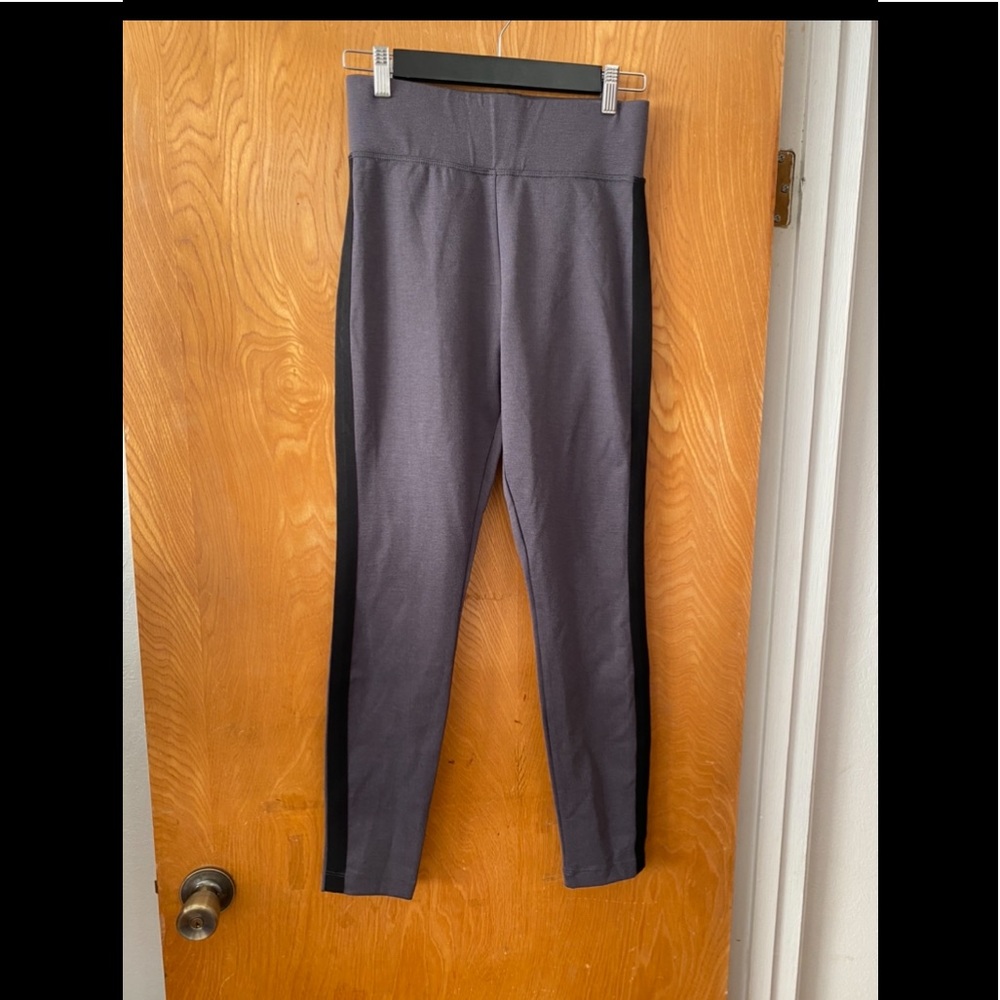 American Giant tuxedo stripe ponte legging 4